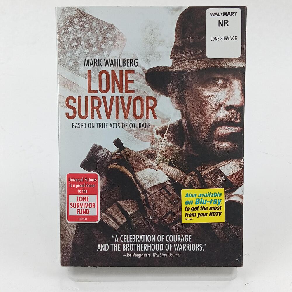 Lone Survivor DVD Widescreen Mark Wahlberg 2013 R Universal War Movie New Sealed